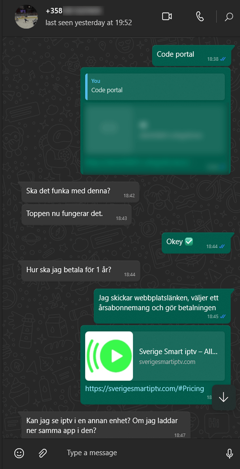 Nordic IPTV-tjänst med skandinaviska kanaler